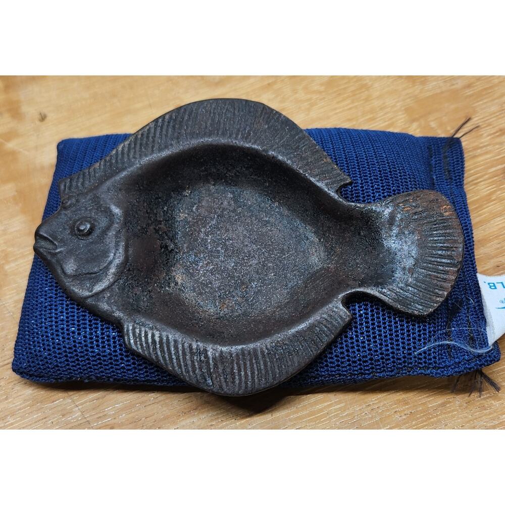 Vintage Cast Iron Fish Dish Made In Japan Vintage